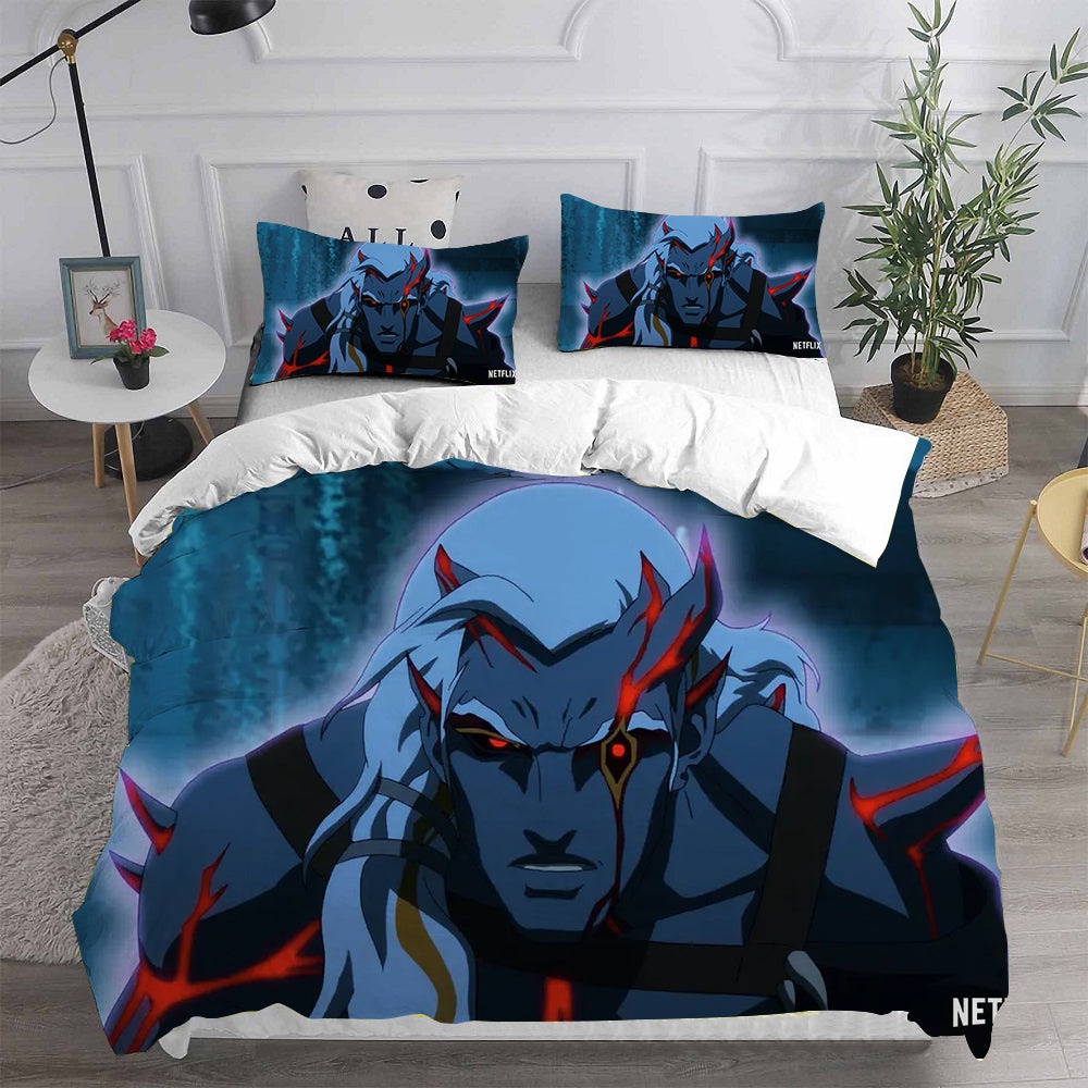 Blood of Zeus Bedding Sets Duvet Cover, Flatsheet, Pillowcases Perfect Gift For Fans
