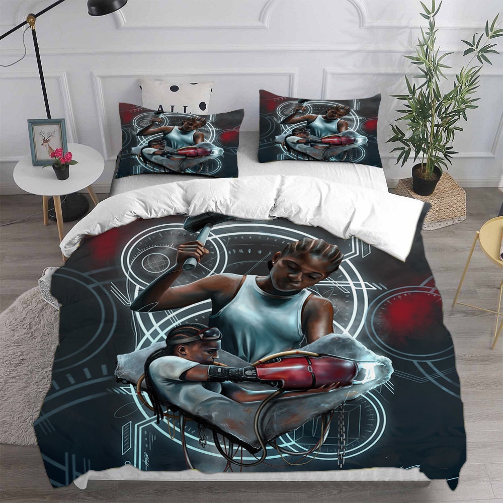 Black Panther: Wakanda Forever Bedding Sets Duvet Cover, Flatsheet, Pillowcases Perfect Gift For Fans