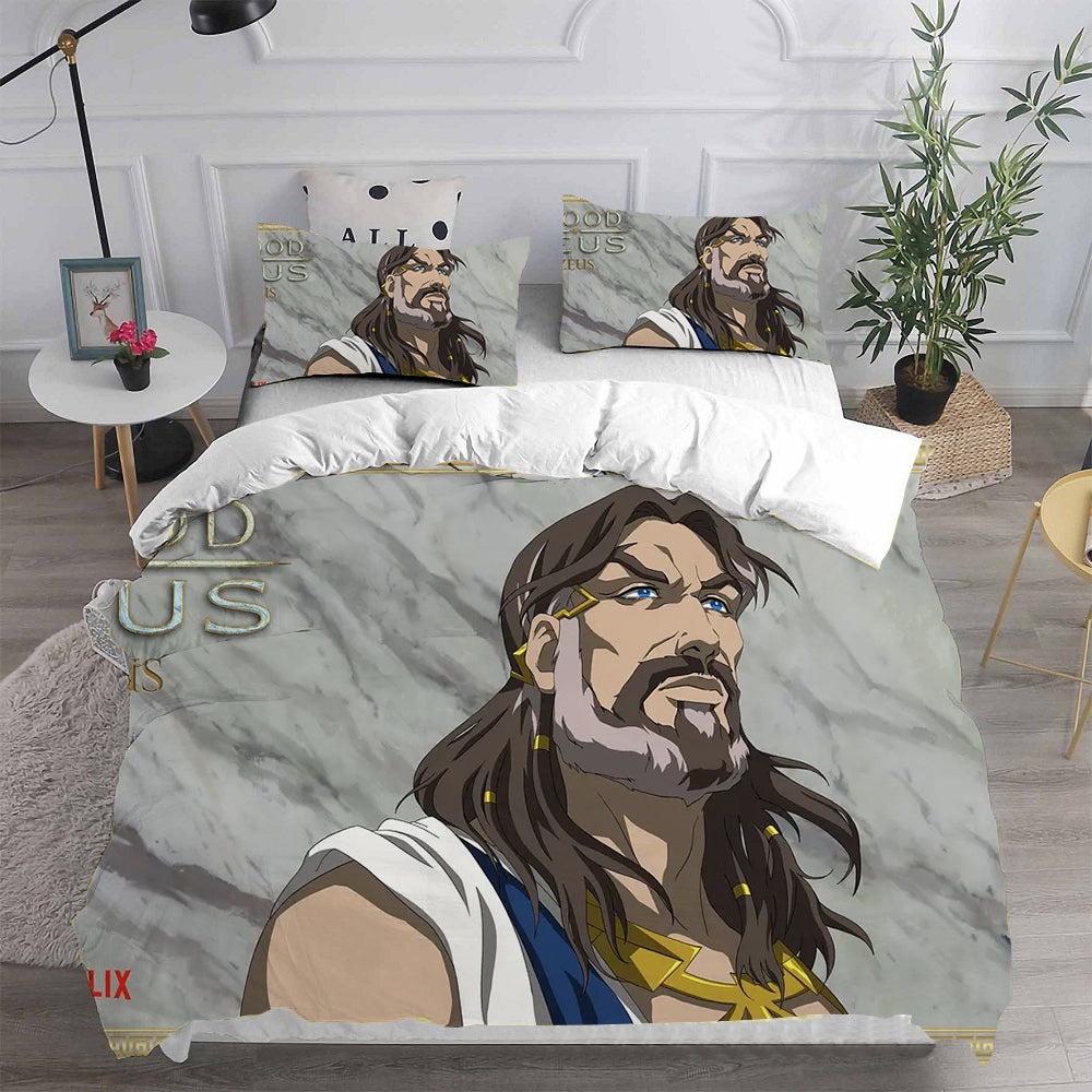 Blood of Zeus Decorative Bedding Sets For Fan, Halloween, Christmas, Thanksgiving