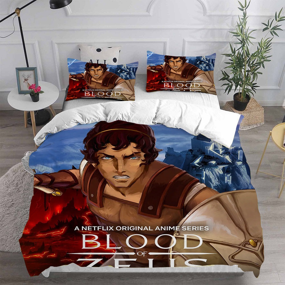 Blood of Zeus Bedding Sets Gift For Wife, Husband, Besties
