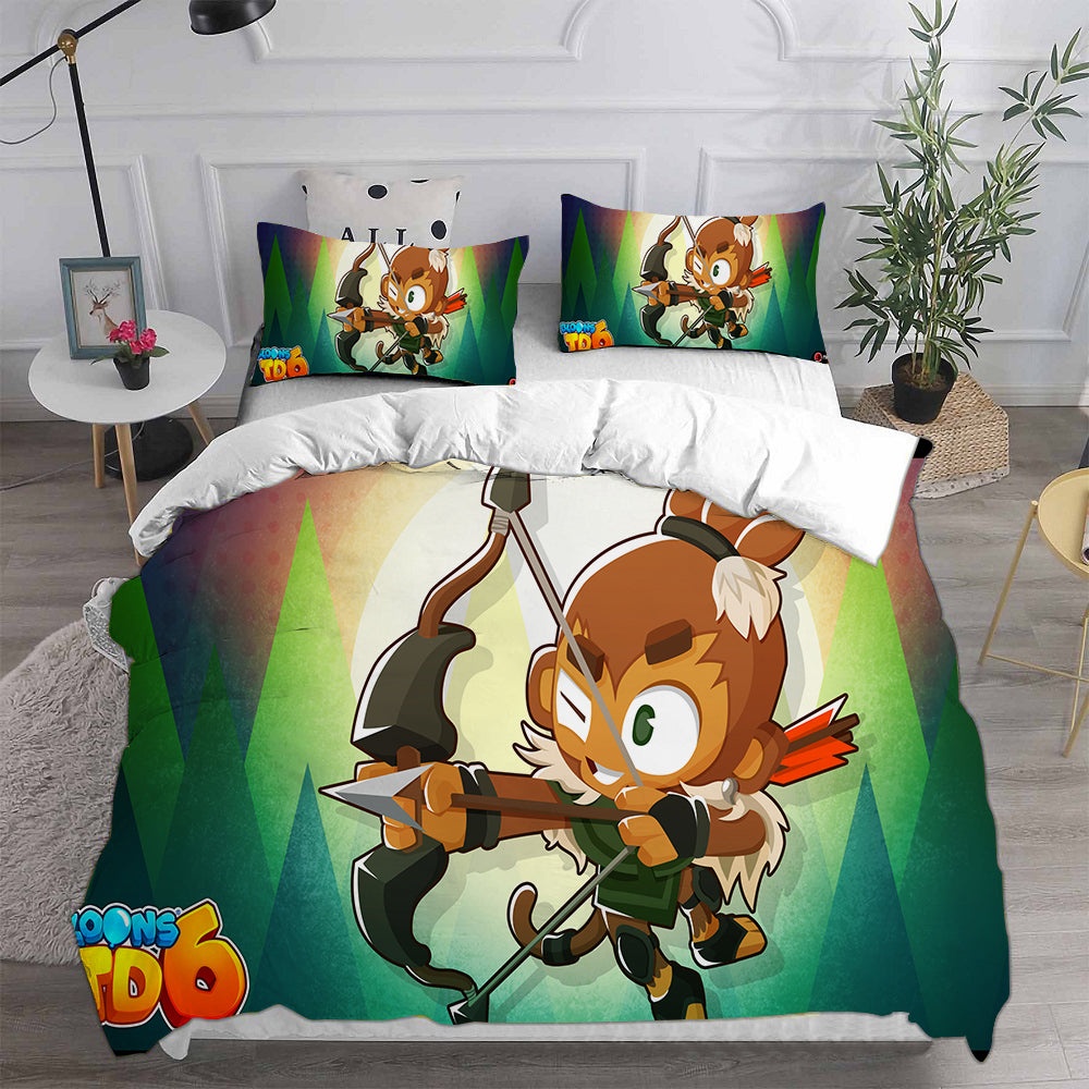 Bloons TD 6 Bedding Sets Duvet Cover, Flatsheet, Pillowcases For Every Bedroom