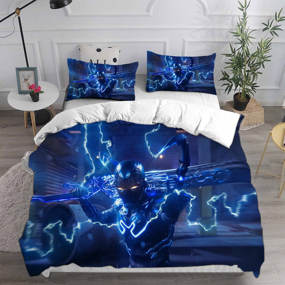 Blue Beetle Bedding Sets Gift For Halloween, Thanksgiving, Christmas