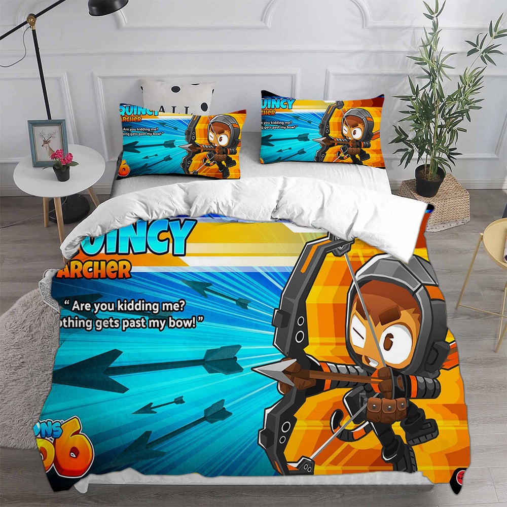 Bloons TD 6 Bedding Sets Gift For Halloween, Thanksgiving, Christmas