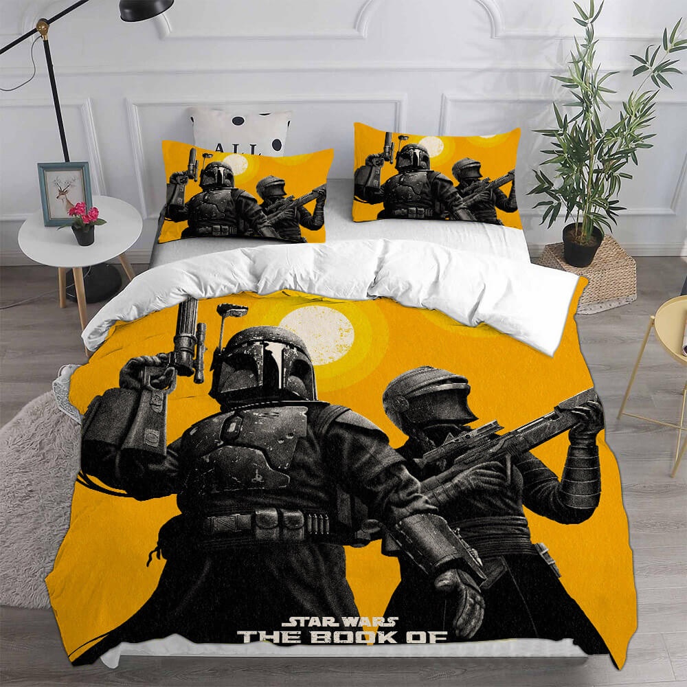 Boba Fett Bedding Set Cosplay Bedding Sets Gift For Christmas, Halloween, Black Friday