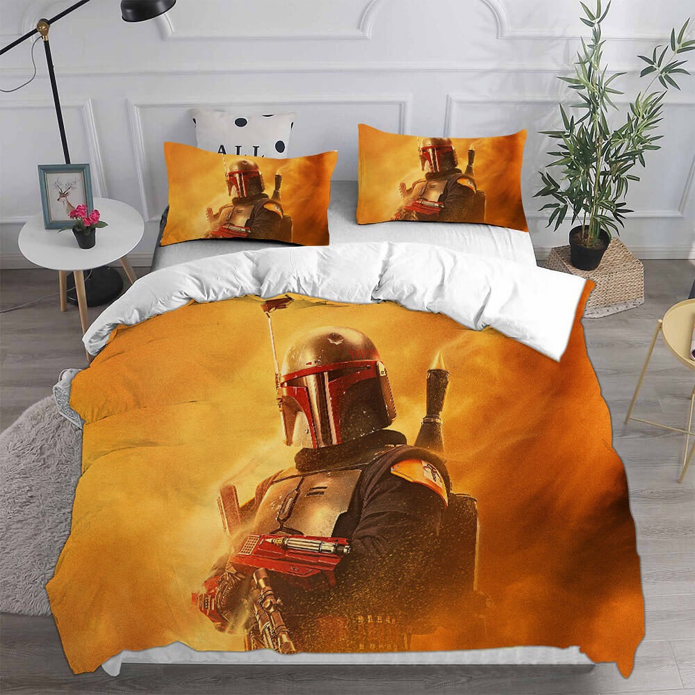 Boba Fett Bedding Set Cosplay Bedding Sets Gift For Wife, Husband, Besties