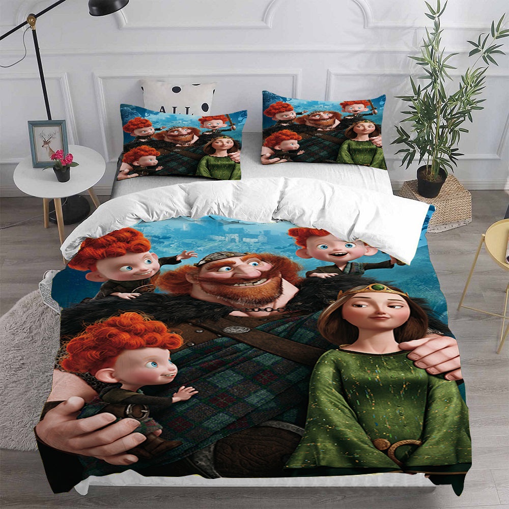 Brave Bedding Sets Gift For Christmas, Halloween, Black Friday