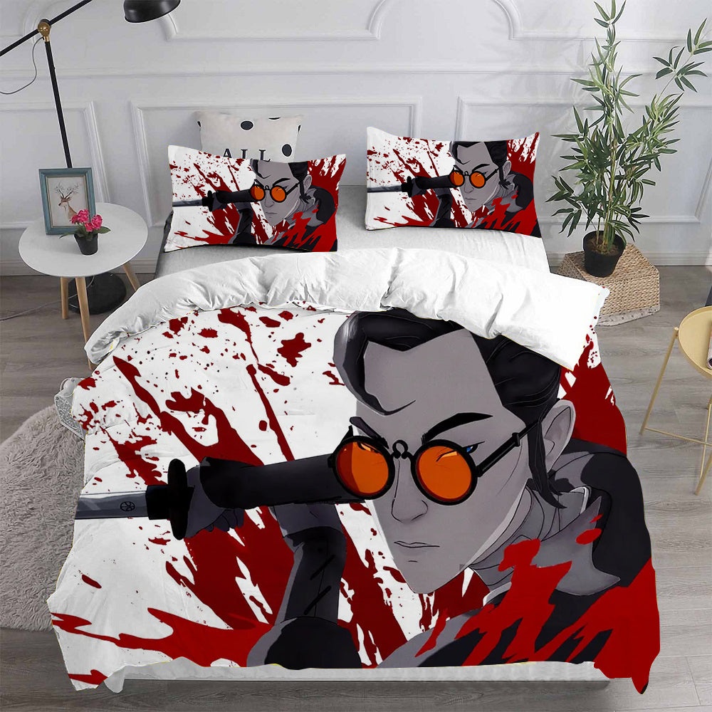 Blue Eye Samurai Bedding Sets Duvet Cover, Flatsheet, Pillowcases For Every Bedroom