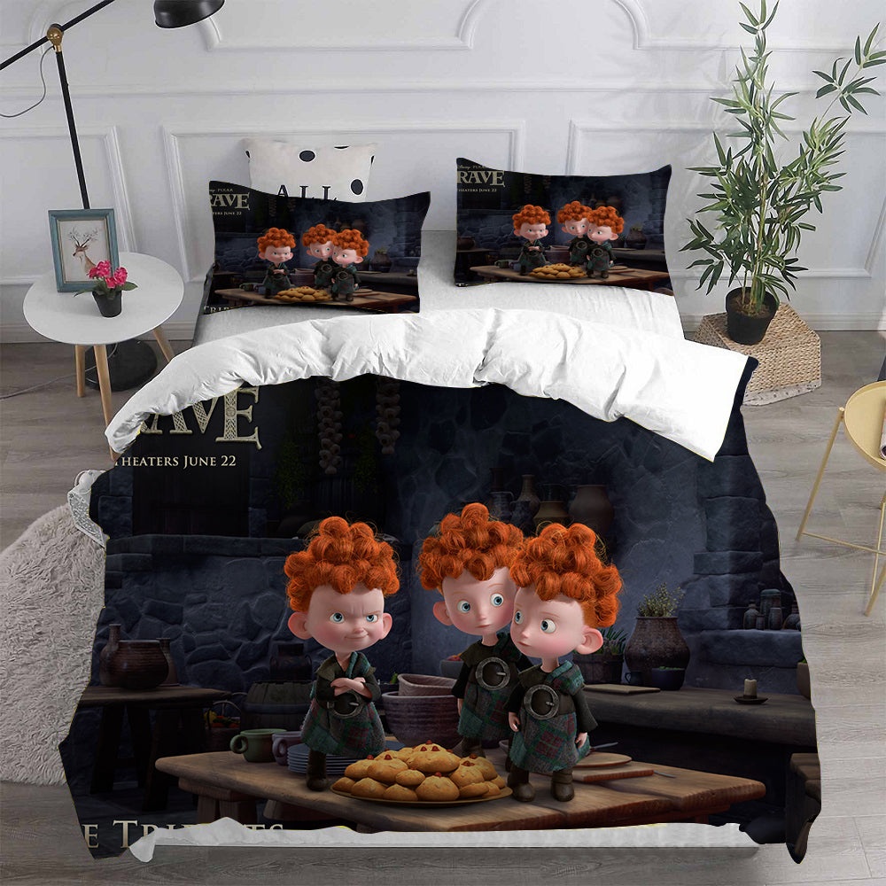 Brave Bedding Sets Gift For Halloween, Thanksgiving, Christmas