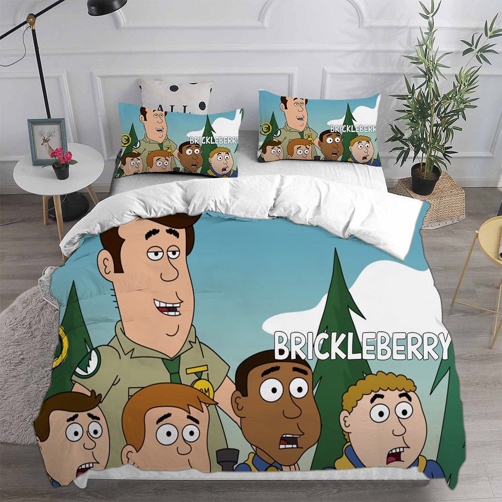 Brickleberry Bedding Sets Gift For Fathers Day, Halloween, Christmas