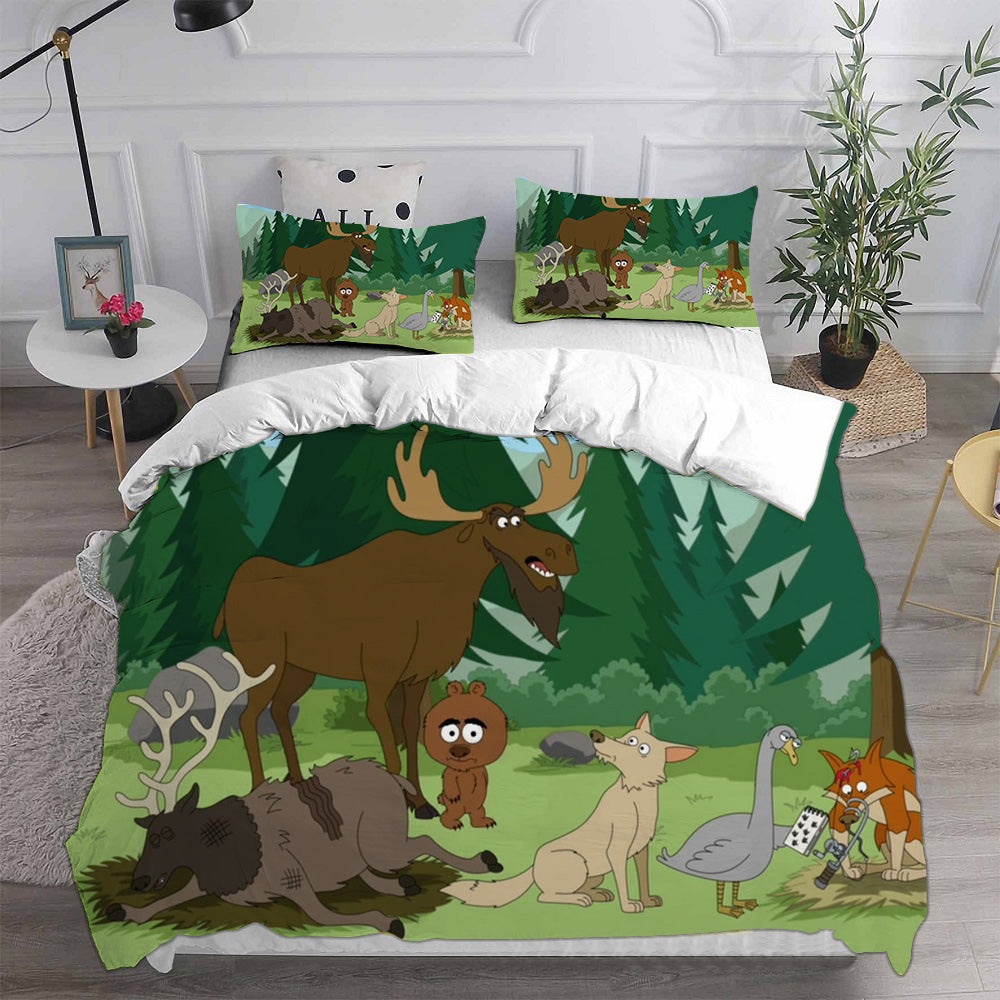 Brickleberry Bedding Sets Duvet Cover, Flatsheet, Pillowcases Perfect Gift For Fans