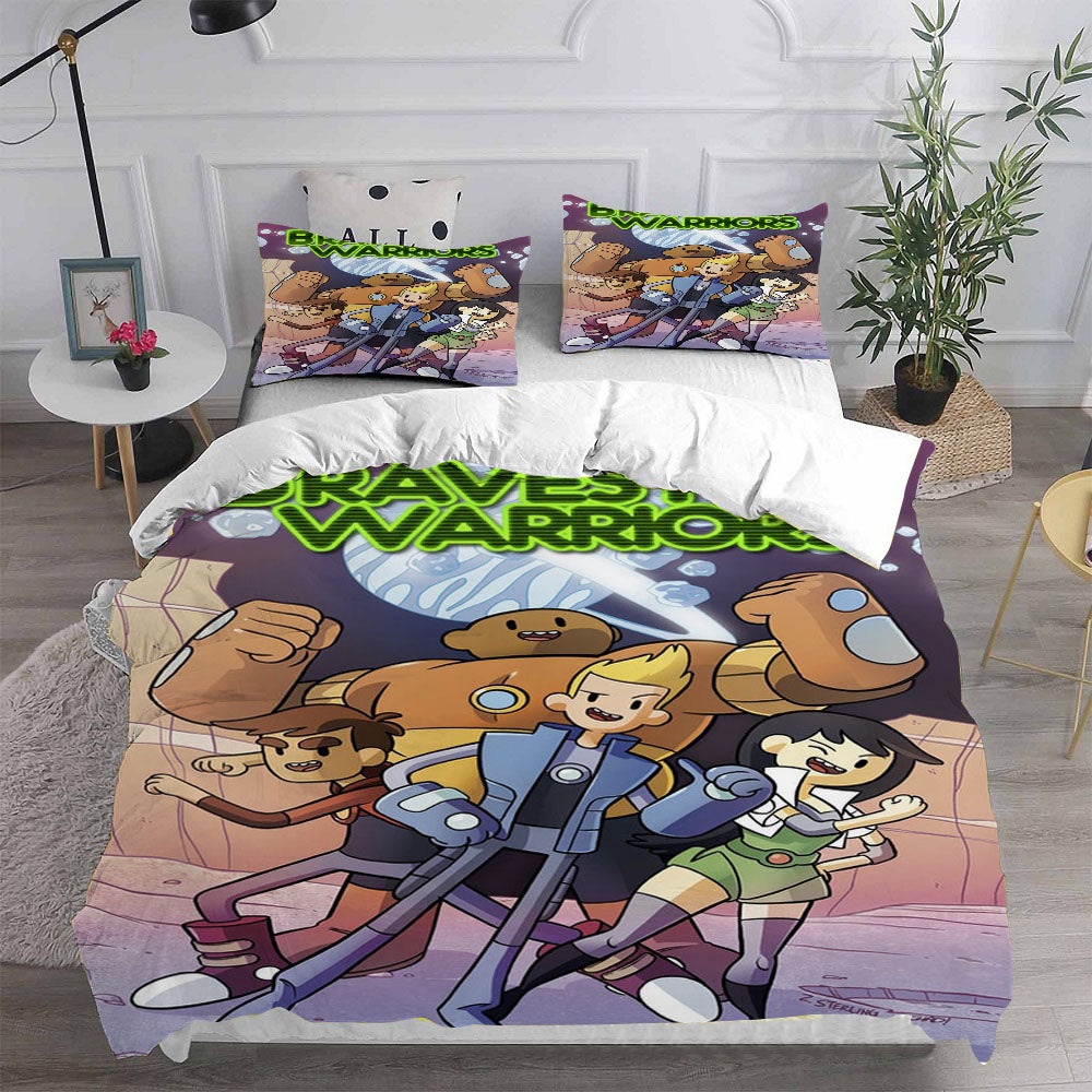 Bravest Warriors Bedding Sets Duvet Cover, Flatsheet, Pillowcases For Every Bedroom