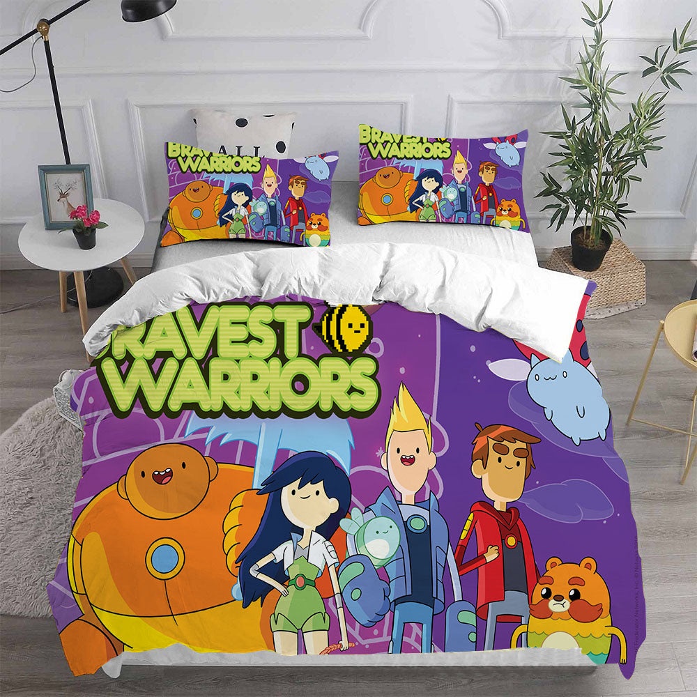 Bravest Warriors Bedding Sets Gift For Birthday, Halloween, Christmas, Thanksgiving