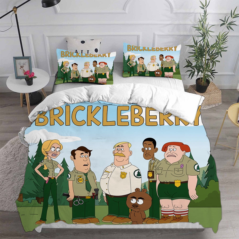 Brickleberry Bedding Sets Gift For Christmas, Thanksgiving, Halloween