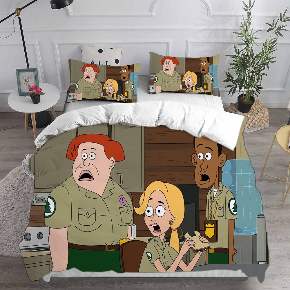 Brickleberry Bedding Sets Duvet Cover, Flatsheet, Pillowcase For Your Lover