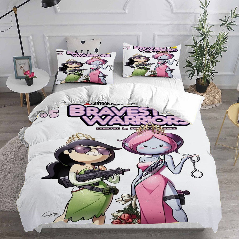 Bravest Warriors Bedding Sets Gift For Christmas, Birthday, Thanksgiving