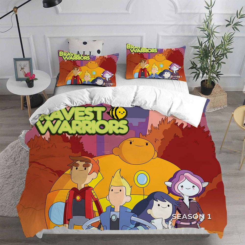 Bravest Warriors Decorative Bedding Sets For Fan, Halloween, Christmas, Thanksgiving