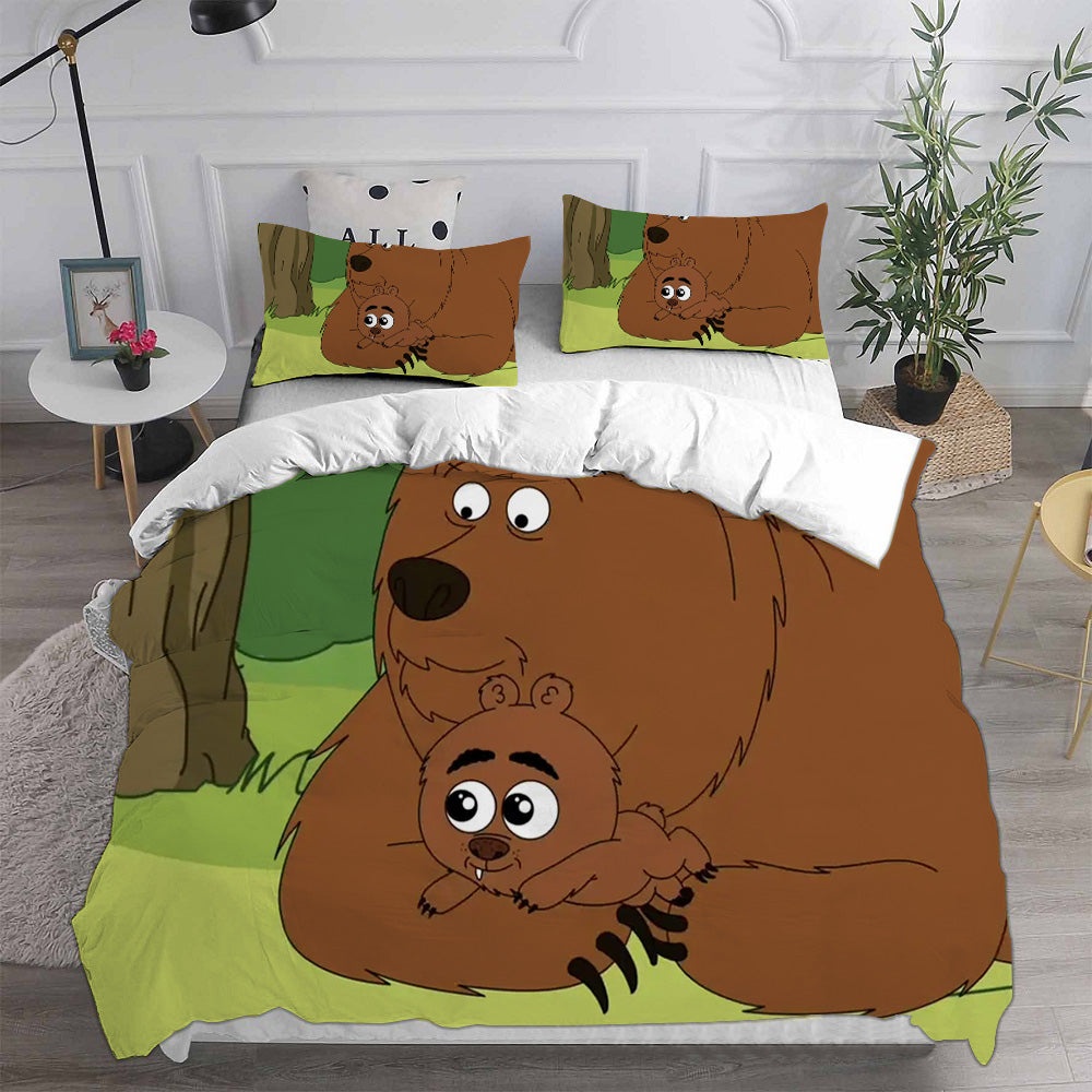Brickleberry Bedding Sets Gift For Halloween, Thanksgiving, Christmas