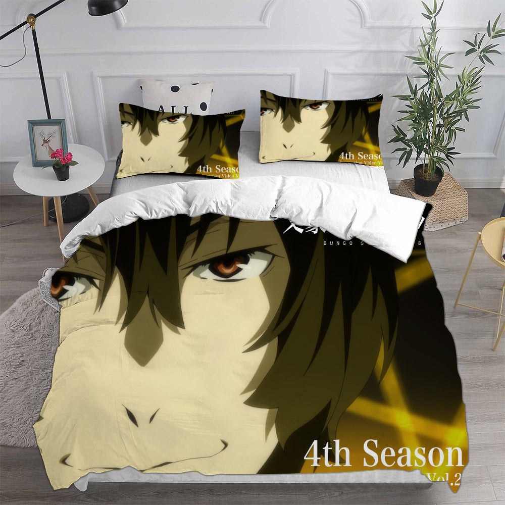 Bungo Stray Dogs Bedding Sets Gift For Christmas, Thanksgiving, Halloween