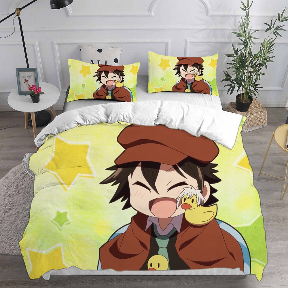 Bungo Stray Dogs Bedding Sets Duvet Cover, Flatsheet, Pillowcases Perfect Gift For Fans