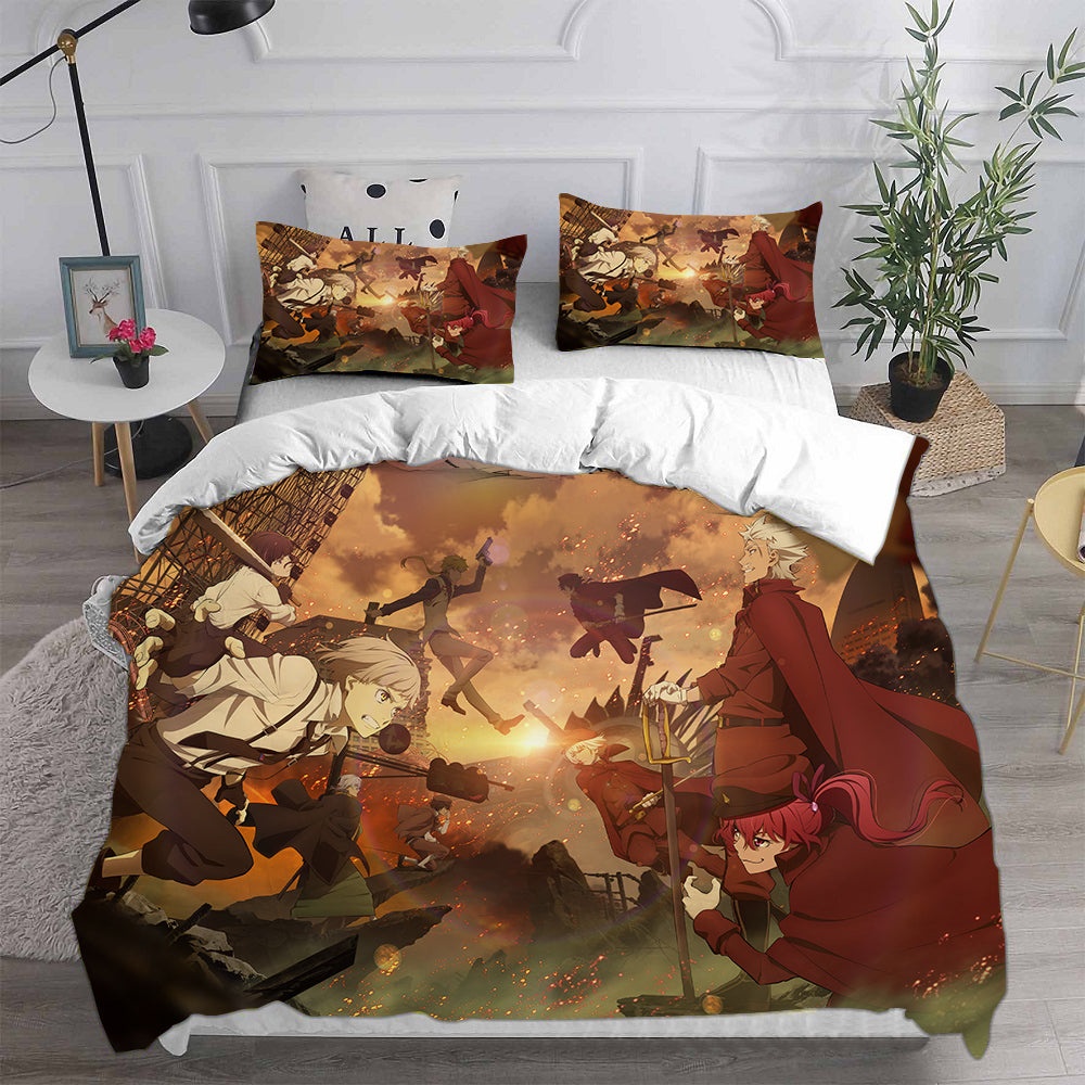 Bungo Stray Dogs Bedding Sets Gift For Christmas, Birthday, Thanksgiving
