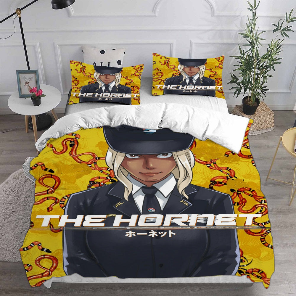 Bullet Train Decorative Bedding Sets For Fan, Halloween, Christmas, Thanksgiving