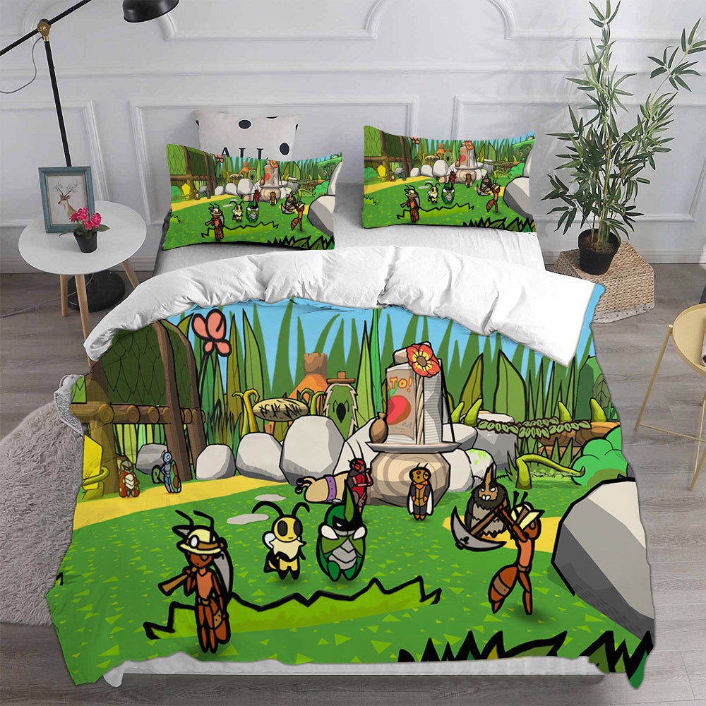Bug Fables: The Everlasting Sapling Bedding Sets Gifts For Family Members On Christmas, Black Friday