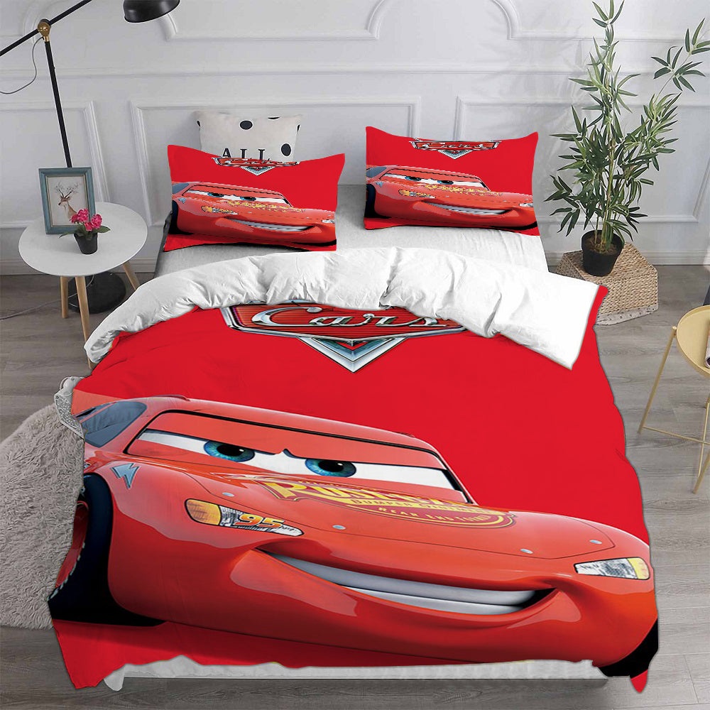 Cars Bedding Sets Gift For Birthday, Halloween, Christmas, Thanksgiving