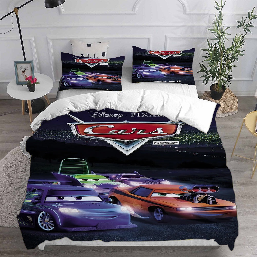 Cars Bedding Sets Gift For Fathers Day, Halloween, Christmas
