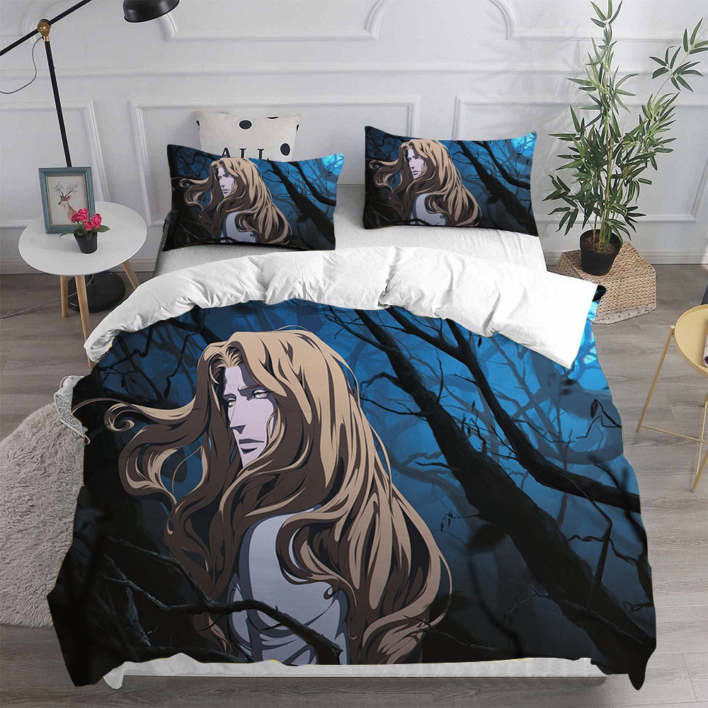 Castlevania Bedding Sets Duvet Cover, Flatsheet, Pillowcases Perfect Gift For Fans