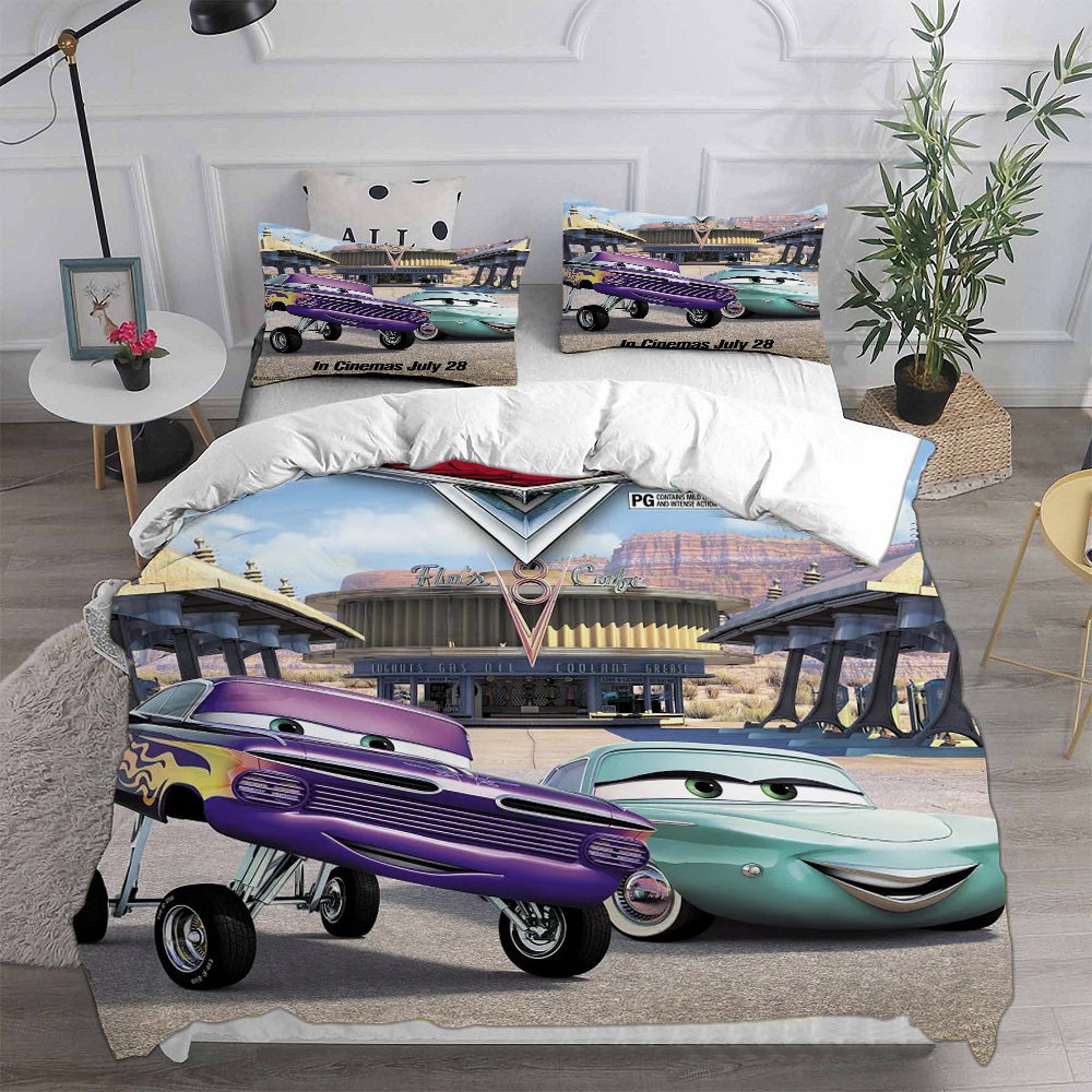 Cars Bedding Sets Gift For Halloween, Thanksgiving, Christmas