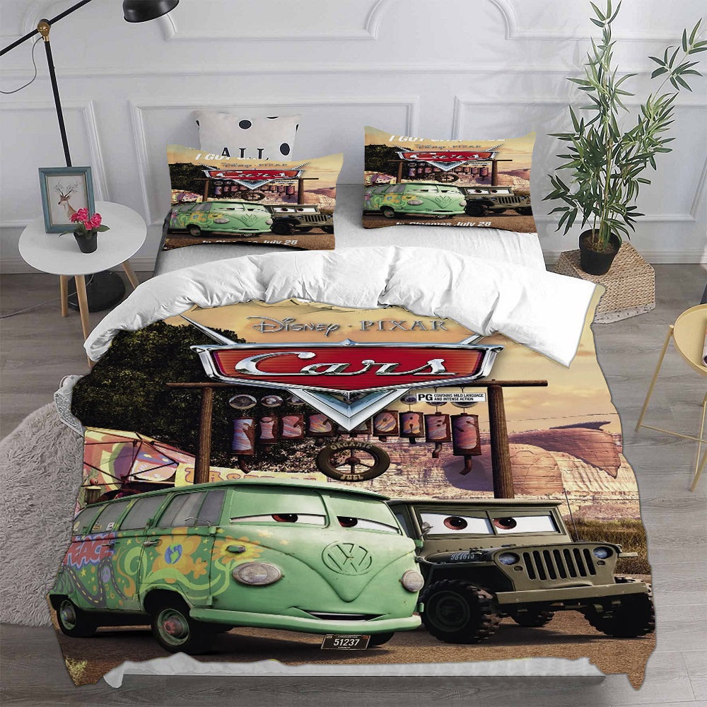 Cars Bedding Sets Duvet Cover, Flatsheet, Pillowcases For Every Bedroom