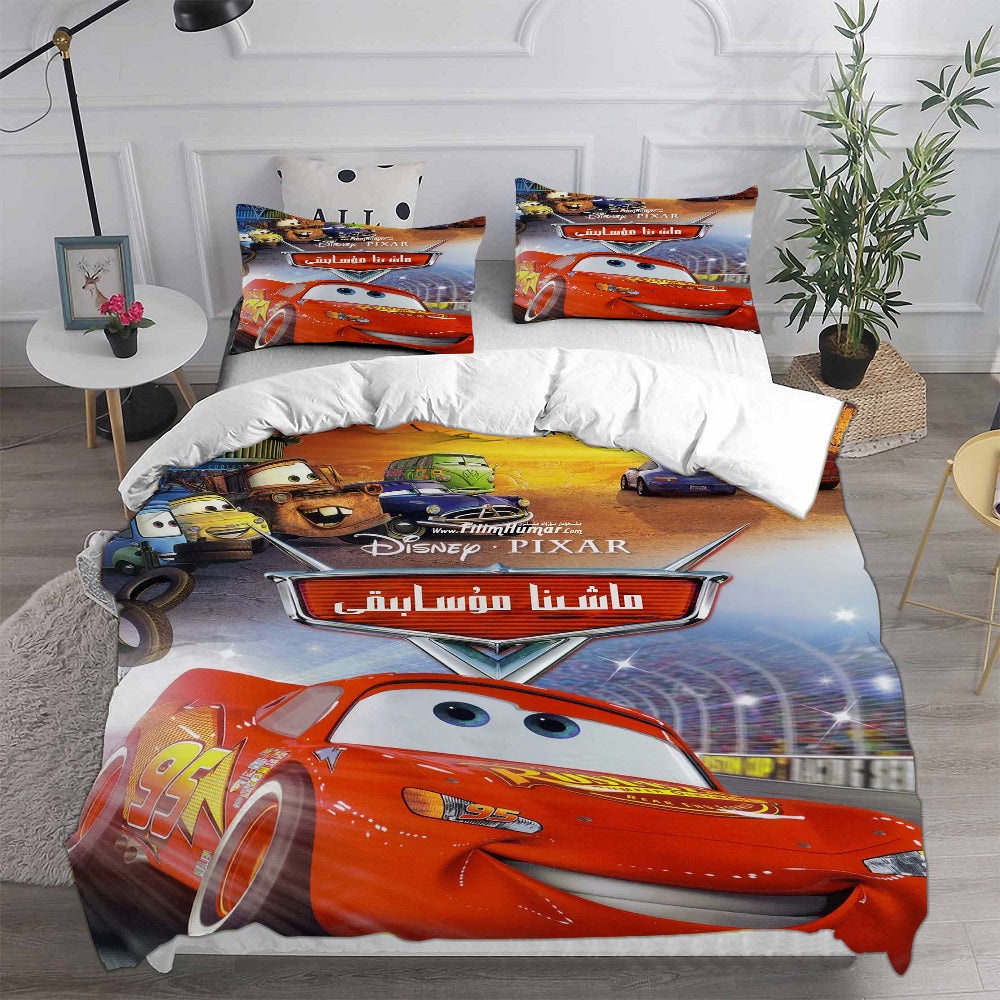 Cars Bedding Sets Duvet Cover, Flatsheet, Pillowcase For Your Lover