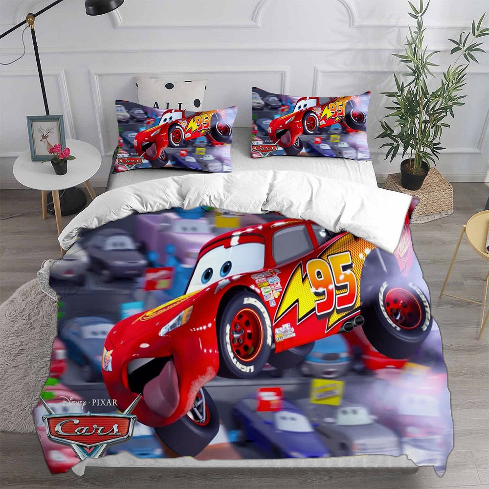 Cars Bedding Sets Gift For Christmas, Thanksgiving, Halloween