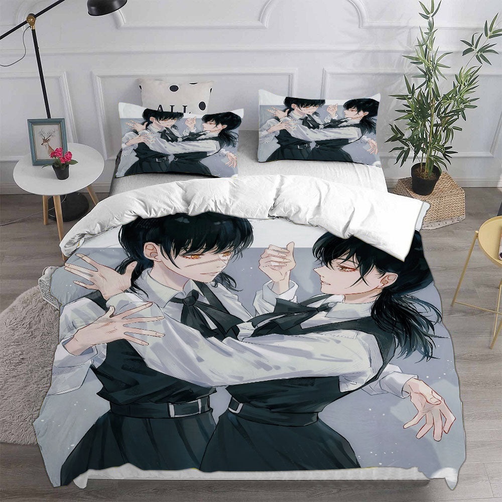 Chainsaw Man Bedding Sets Gift For Wife, Husband, Besties