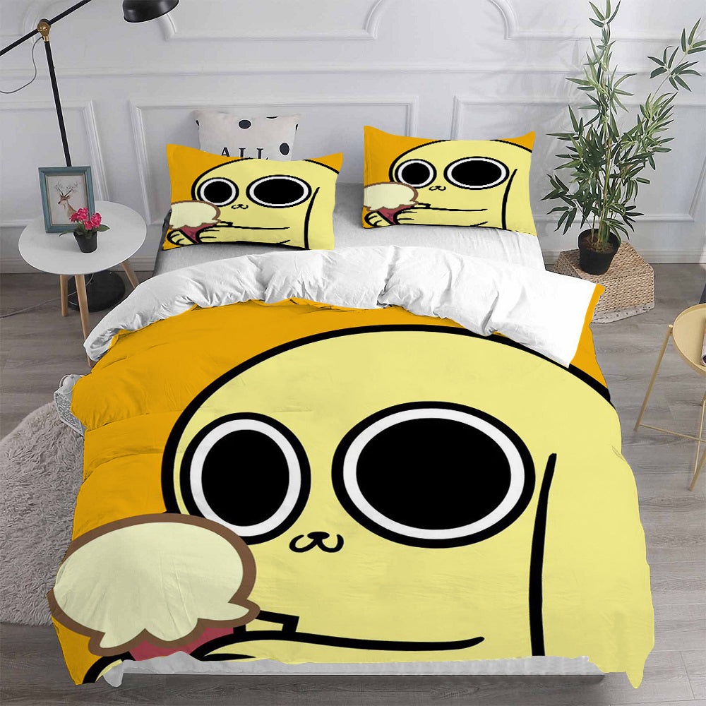 Chikn Nuggit Bedding Sets Gift For Birthday, Halloween, Christmas, Thanksgiving