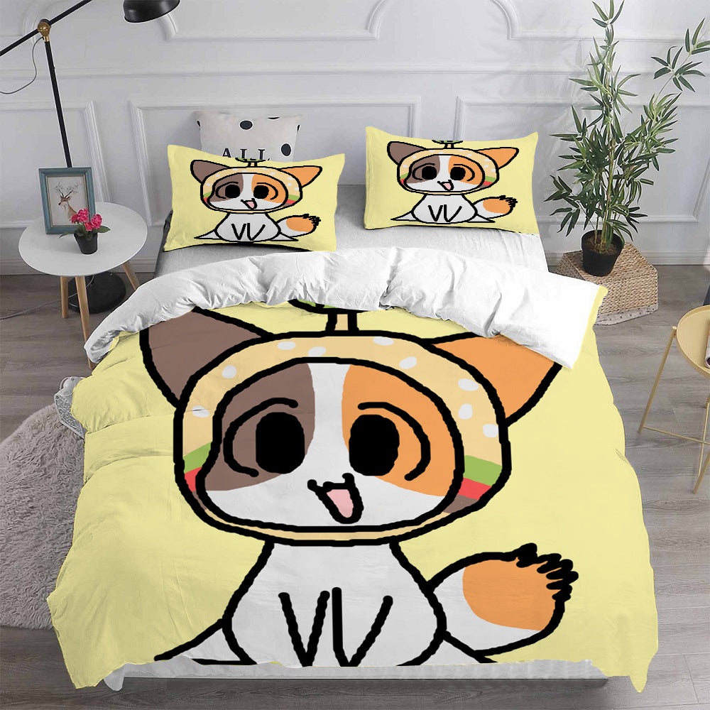 Chikn Nuggit Bedding Sets Gift For Christmas, Halloween, Black Friday