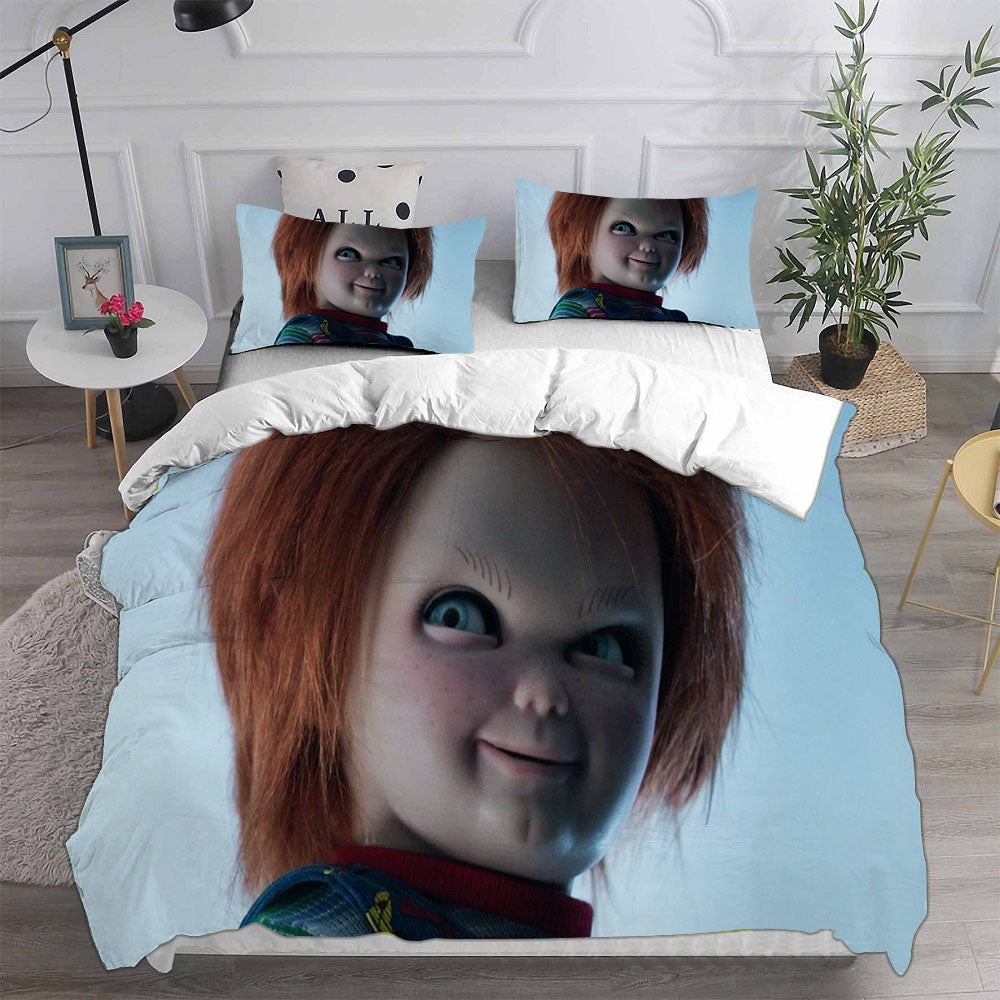 Chucky Bedding Sets Gift For Christmas, Thanksgiving, Halloween