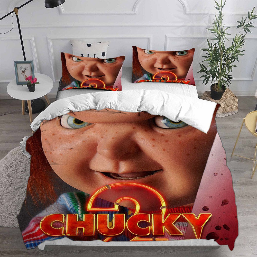 Chucky Bedding Sets Gift For Fathers Day, Halloween, Christmas