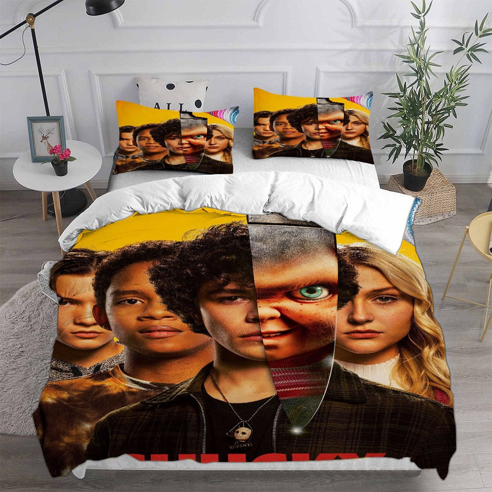 Chucky Bedding Sets Duvet Cover, Flatsheet, Pillowcase For Your Lover