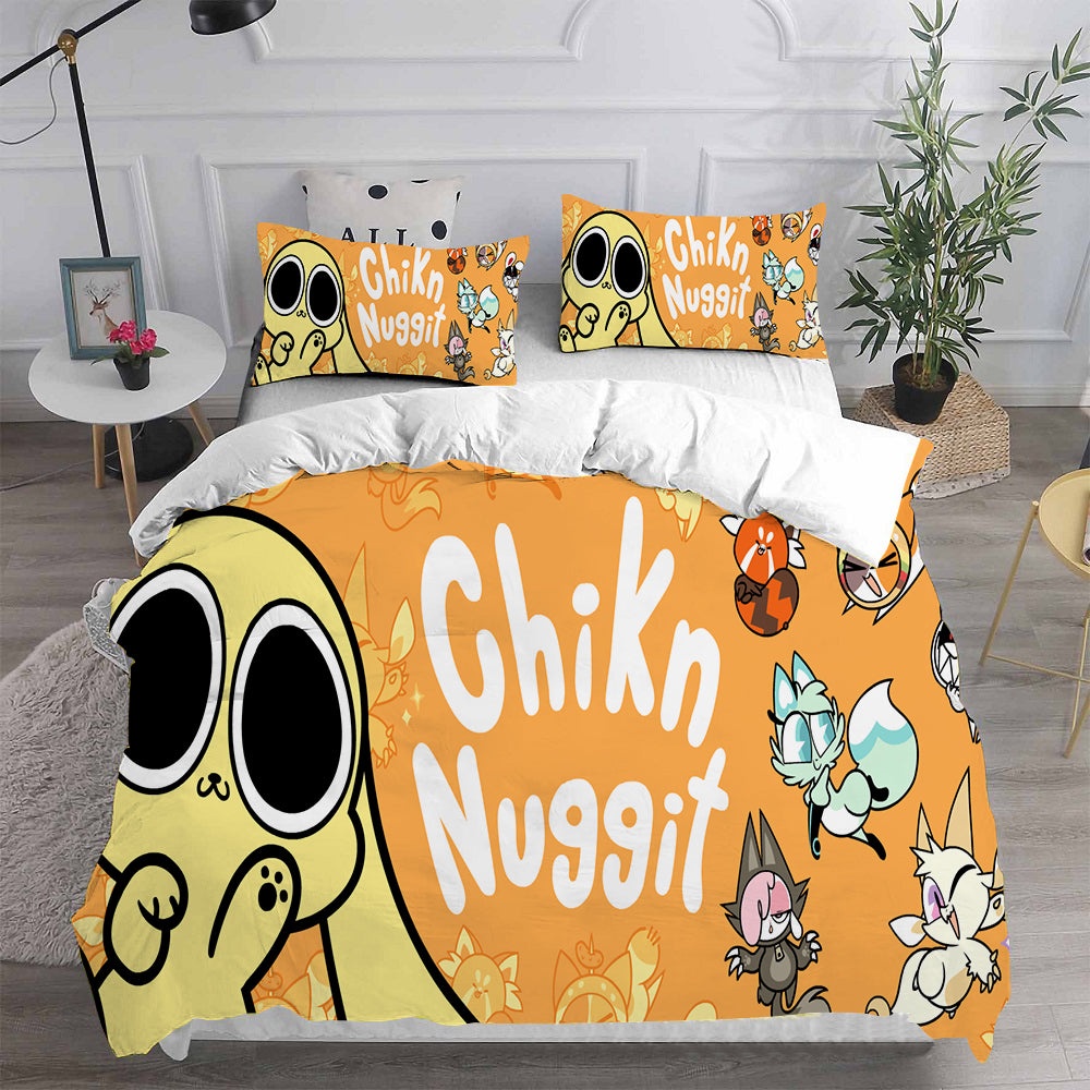 Chikn Nuggit Bedding Sets Gift For Christmas, Birthday, Thanksgiving