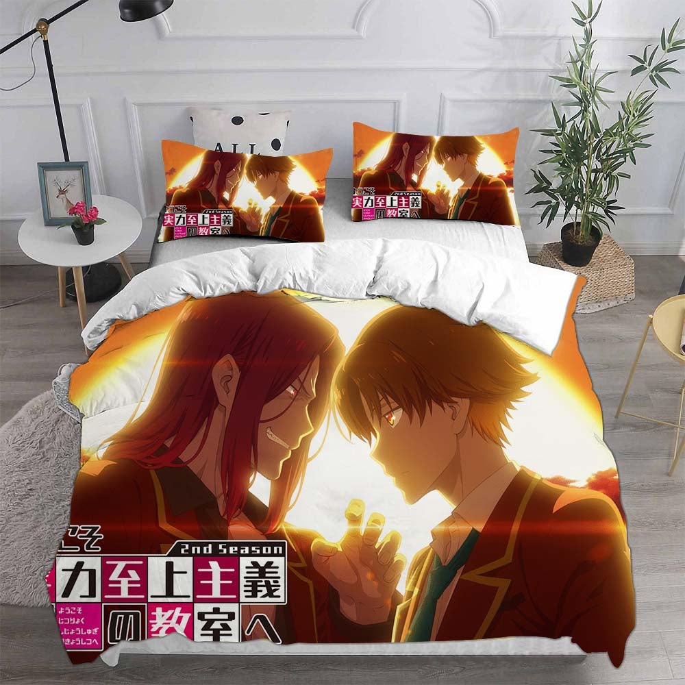 Classroom of the Elite Bedding Sets Gifts For Family Members On Christmas, Black Friday