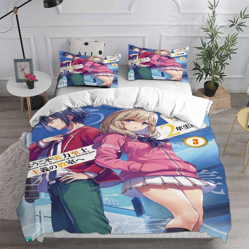 Classroom of the Elite Decorative Bedding Sets For Fan, Halloween, Christmas, Thanksgiving