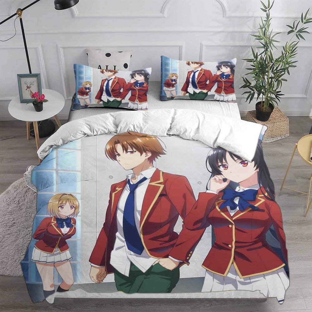 Classroom of the Elite Bedding Sets Gift For Fathers Day, Halloween, Christmas
