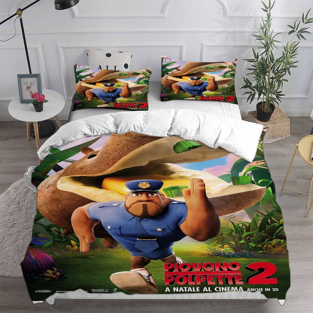 Cloudy with a Chance of Meatballs Bedding Sets Gift For Wife, Husband, Besties
