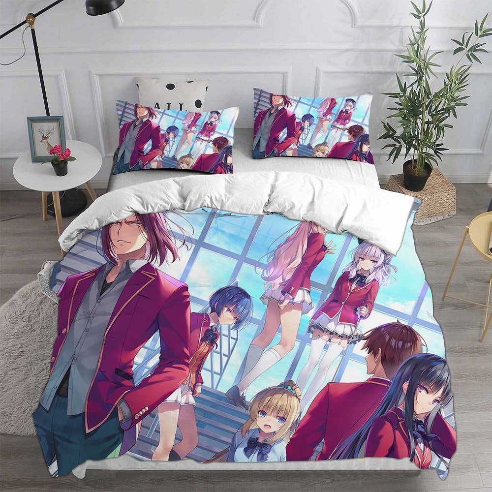 Classroom of the Elite Bedding Sets Duvet Cover, Flatsheet, Pillowcases For Every Bedroom