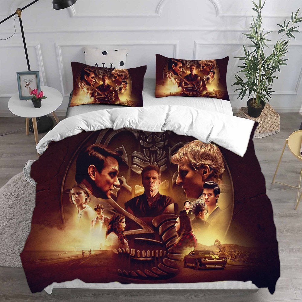 Cobra Kai Bedding Sets Gift For Halloween, Thanksgiving, Christmas