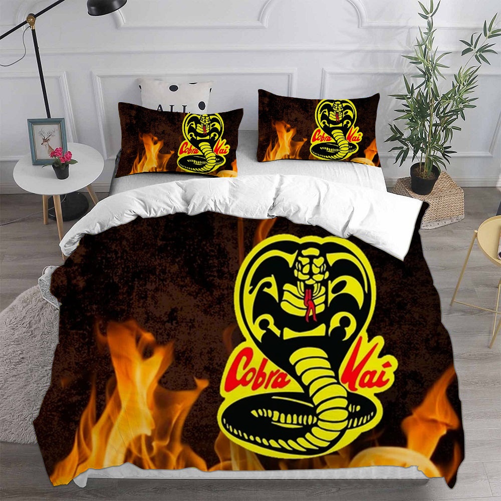 Cobra Kai Bedding Sets Gifts For Family Members On Christmas, Black Friday