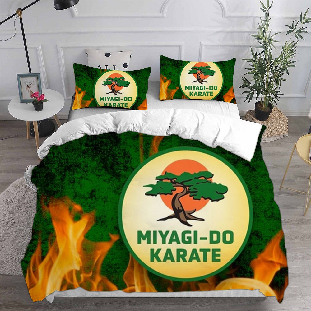 Cobra Kai Decorative Bedding Sets For Fan, Halloween, Christmas, Thanksgiving