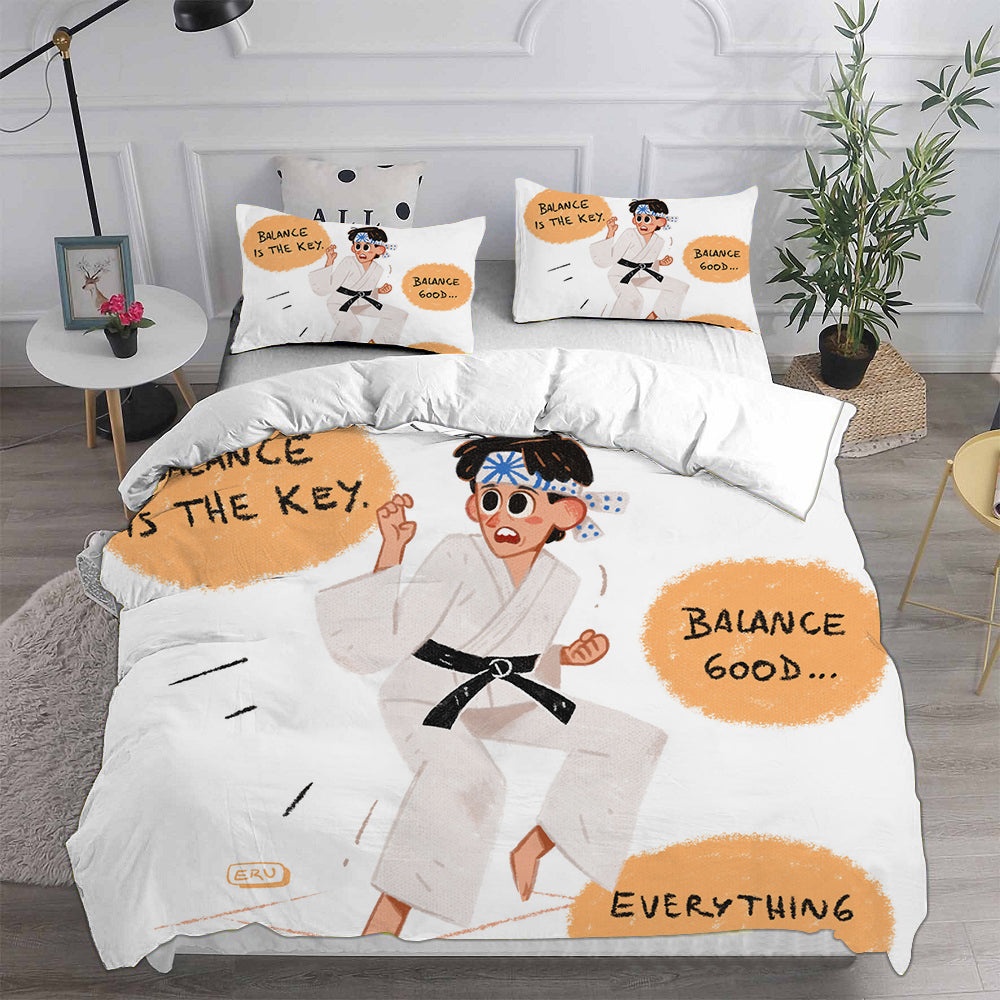 Cobra Kai Bedding Sets Gift For Christmas, Thanksgiving, Halloween