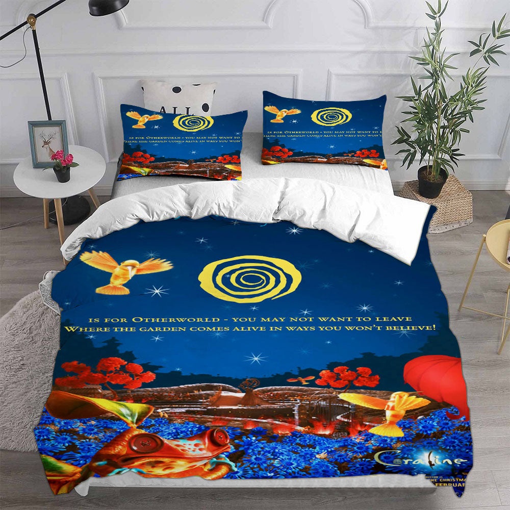 Coraline Bedding Sets Duvet Cover, Flatsheet, Pillowcase For Your Lover